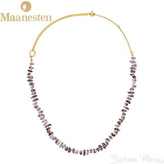 Maanesten Riesme halskæde i forgyldt sterlingsølv - 2617A