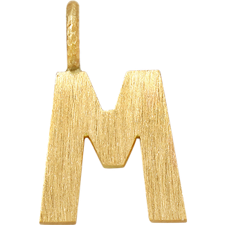 Dulong Letter vedhæng - M, lille guld