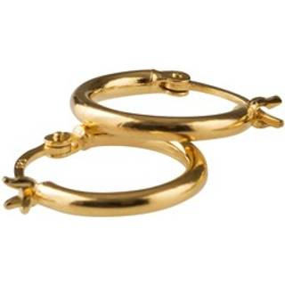 Basic Small Hoops Øreringe, Guld