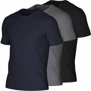 BOSS 3pak bambus t-shirts i multifarvet hvid, navy, og grå til herre