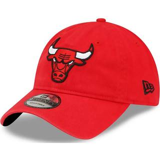 Ny æra unisex -voksne NBA 9Twenty Core Classic Team Color Primært logo Justerbar hatkappe En størrelse passer til alle - Chicago Bulls Red