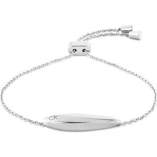 Adjustable Sculpted Bar Bracelet - Silver - One Size