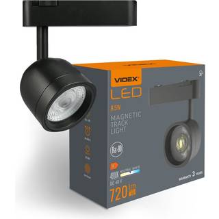 LED-lys - til magnetisk slankt skinnesystem, sort, lysstyrke 720, forbrug 8.5W - Kulør : Neutral