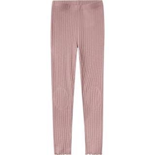 Name It Leggings Antler Med Hulmønster i Merinould/silke - Str. 7-8y 122/128cm