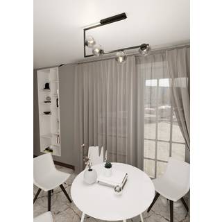 Soma 4 Sort/Grafit loftslampe - Ø14 cm, E14, 230V, uden lyskilde