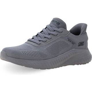 Skechers Skechers Grey Slip-ins Bobs Sport Squad Chaos Solid Step Trainers