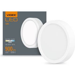 LED loftlampe rund 12W - neutral hvid. - Kulør : Neutral