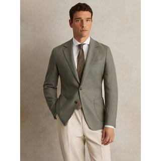 Reiss Reiss Midnight Wool-Blend Enkeltradet Blazer Slim Fit