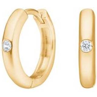 Joanli Nor PopNor ørering i forgyldt med cubic zirkonia