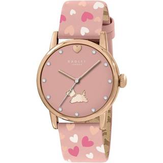 Radley RY21786A Pink Heart Leather Strap Watch - W51454