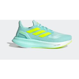 adidas Pureboost 5 Neutral Running Shoe Women - Mint, Neon Yellow, Size 6.5 - mint