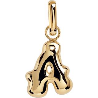 Camille Brinch Puffer Letter Vedhæng Forgyldt - Å