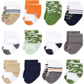 Luvable venner unisex baby nyf?dt og baby Terry sokker camo 0-6 m?neder