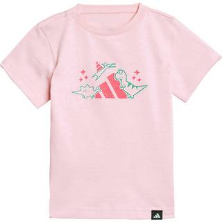adidas adidas Pink Adiraptor Graphic Print Infant Kids T-Shirt