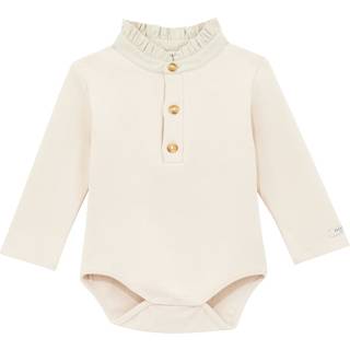 Donsje Baby Bouches cotton-blend bodysuit - beige - M 12-18