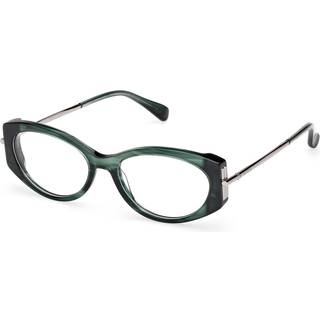 Max Mara Kvinde MM5204 098 Optiske stel Acetat Grøn Rund Normal - Grøn