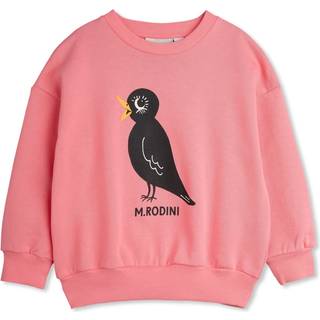 Mini Rodini GOTS Blackbird Sp Sweatshirt Pink  128/134 cm    128/134 cm  Unisex