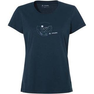 Vaude Women's Cyclist V T-shirt Damer størrelse 44 farve blå