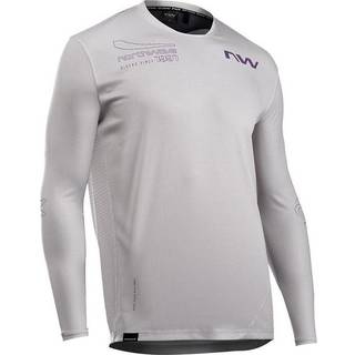 Northwave Edge 2 Jersey Long Sleeve Cykeljersey Herrer størrelse XL farve grå