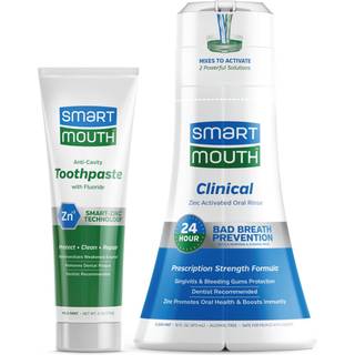 SmartMouth Clinical DDS Aktiveret Mundskyl & Tandpasta D?rlig ?nde Bl?dende Gums Support