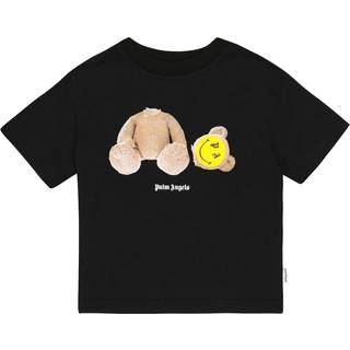 Palm Angels Kids Bear cotton jersey T-shirt - black - Y 4