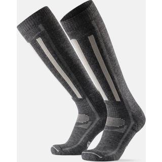 MERINO WOOL SKI SOCKS - Dark Grey/Light Grey / 39-42 / 1-Pack