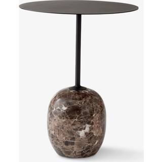 &Tradition Lato bord LN8 Warm black-Emparador marble
