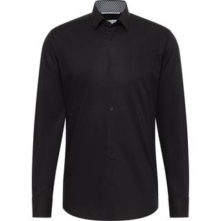 SLIM FIT Shirt in black plain
