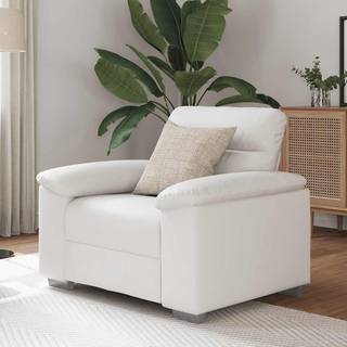 Lænestol Kunstlæder - 60 cm / Hvid