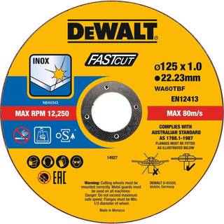 DeWALT Skæreskive 125x1,0mm 100 stk (DT20540-QZ)