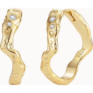 Saba Earrings - Forgyldt