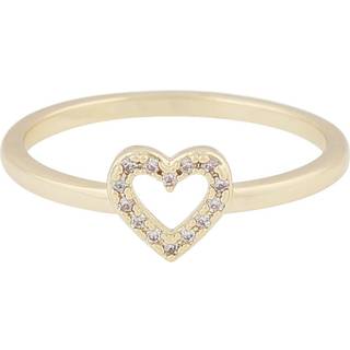 Snö Of Sweden Nisi Heart Ring Gold Large