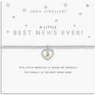 Joma A Little Best News Ever Bracelet - Silver - 17.5cm