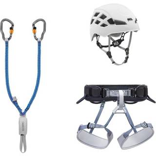 Petzl Kit Via Ferrata Vertigo Klatreudstyrssæt størrelse Harness: 65-96 cm - Helmet: 53-61 cm farve grey