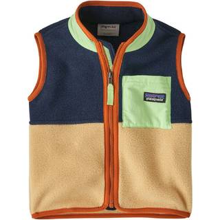 Patagonia Kid's Baby Synch Vest Fleecevest Børn størrelse 5 Years farve grøn/blå