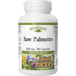 Natural Factors – Saw Palmetto 500 mg 90 Kapsler