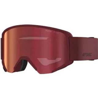 Atomic Savor L Photo, skibriller, mørkerød