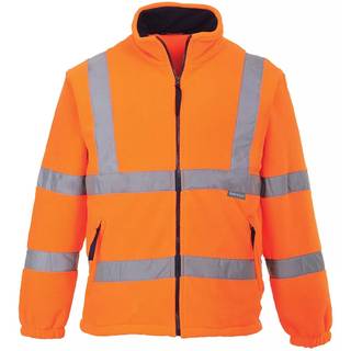 Hi-Vis Mesh Foret fleecejakke - Orange (Størrelse: XXL)