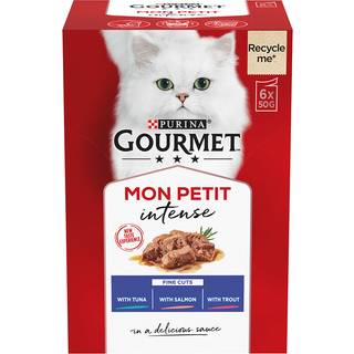 Adult, menuboks pouch fisk 3 varianter 6x50 g