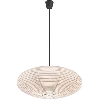 Poul Henningsen - Villo Rispapir Ø60 Skærm Hvid U/ophæng 2213253201 - Pendel - Nordlux - Hos Lampeagenten