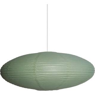 Poul Henningsen - Villo Rispapir Ø60 Skærm Støvet Grøn U/ophæng - Pendel - Nordlux - Hos Lampeagenten