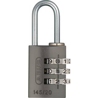 ABUS Hængelås 145/20 Titanium - Hængelåse - ABUS Kode hængelåse - Serie 145 - 9 farver - ABUS 145/20 - 9 Forskellige Farver