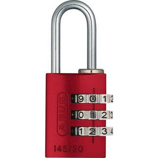 ABUS Abus hængelås m/kode 145/20 Rød