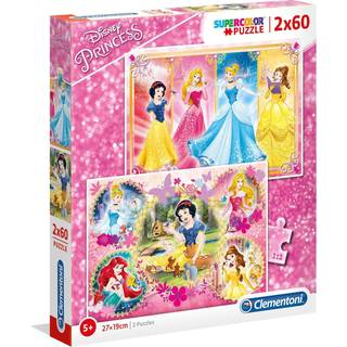 2x60 pcs Puzzles Kids Special Collection Princess