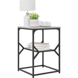 Sidebord Grå Sonoma 41 x 40 x 60 cm Ingeniørtræ og stål