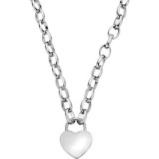 Cariad® Sterling Silver Padlock Necklace