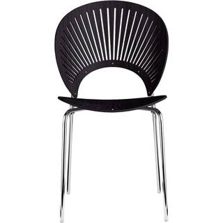 Fredericia Furniture Trinidad Chair 3398 Stol Black Ash & Chrome