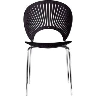 Fredericia Furniture Trinidad Chair 3398 Stol Black Ash & Chrome