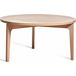 Mavis Höllviken Sofabord Ø80x41 Cm Hvid Pigmenteret Eg - Sofabord Massiv Eg Hvidpigmenteret Eg - 1391680