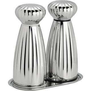 Robert Welch Palm Salt- og peberkværn med bakke 17 cm, rustfrit stål